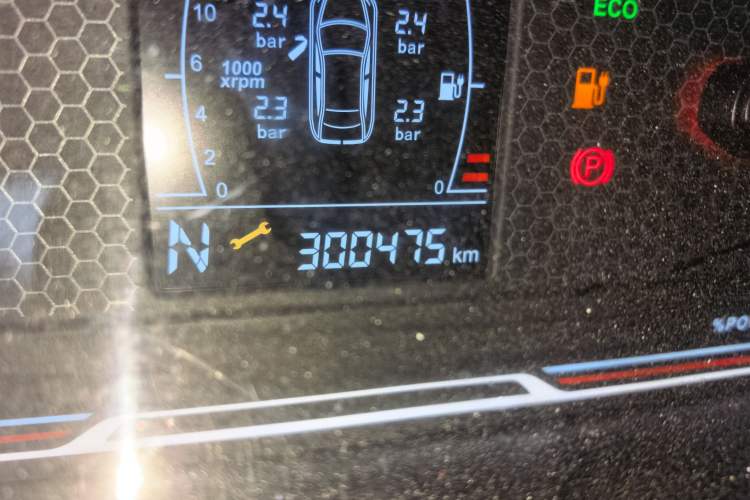 Used Chery New Energy Tiggo 3xe 2018 480 Chanyou Edition Odometer Close Up