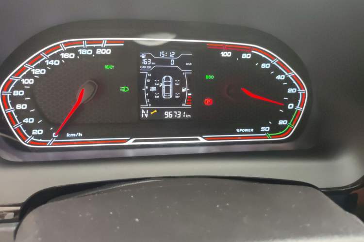 Used Chery New Energy Tiggo 3xe 2018 400 Comfort Edition Odometer Close Up