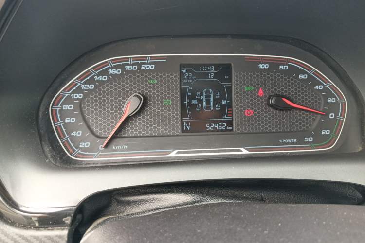 Used Chery New Energy Tiggo 3xe 2018 480 Comfort Edition Odometer Close Up