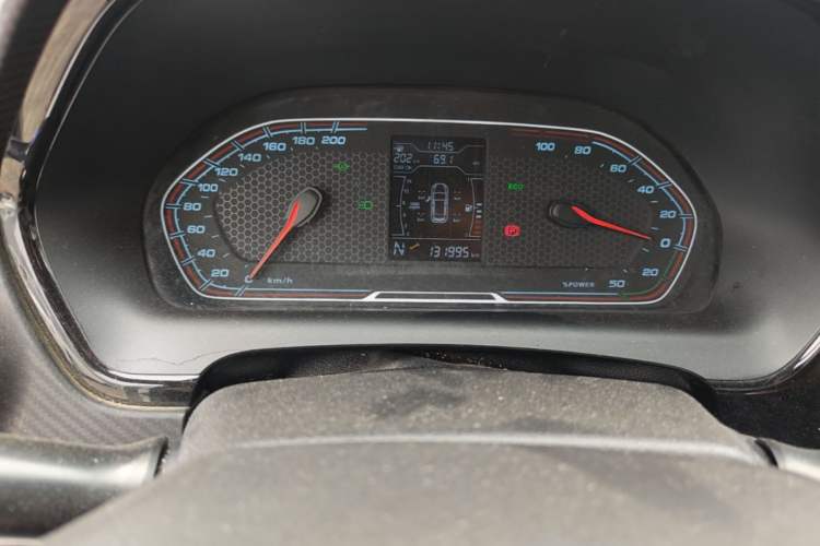 Used Chery New Energy Tiggo 3xe 2018 400 Comfort Edition Odometer Close Up
