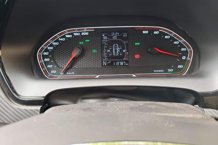 Used Chery New Energy Tiggo 3xe 2018 400 Comfort Edition Odometer Close Up