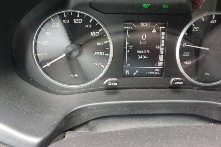 Used Chery New Energy Tiggo e 2019 Enjoyment Edition Odometer Close Up