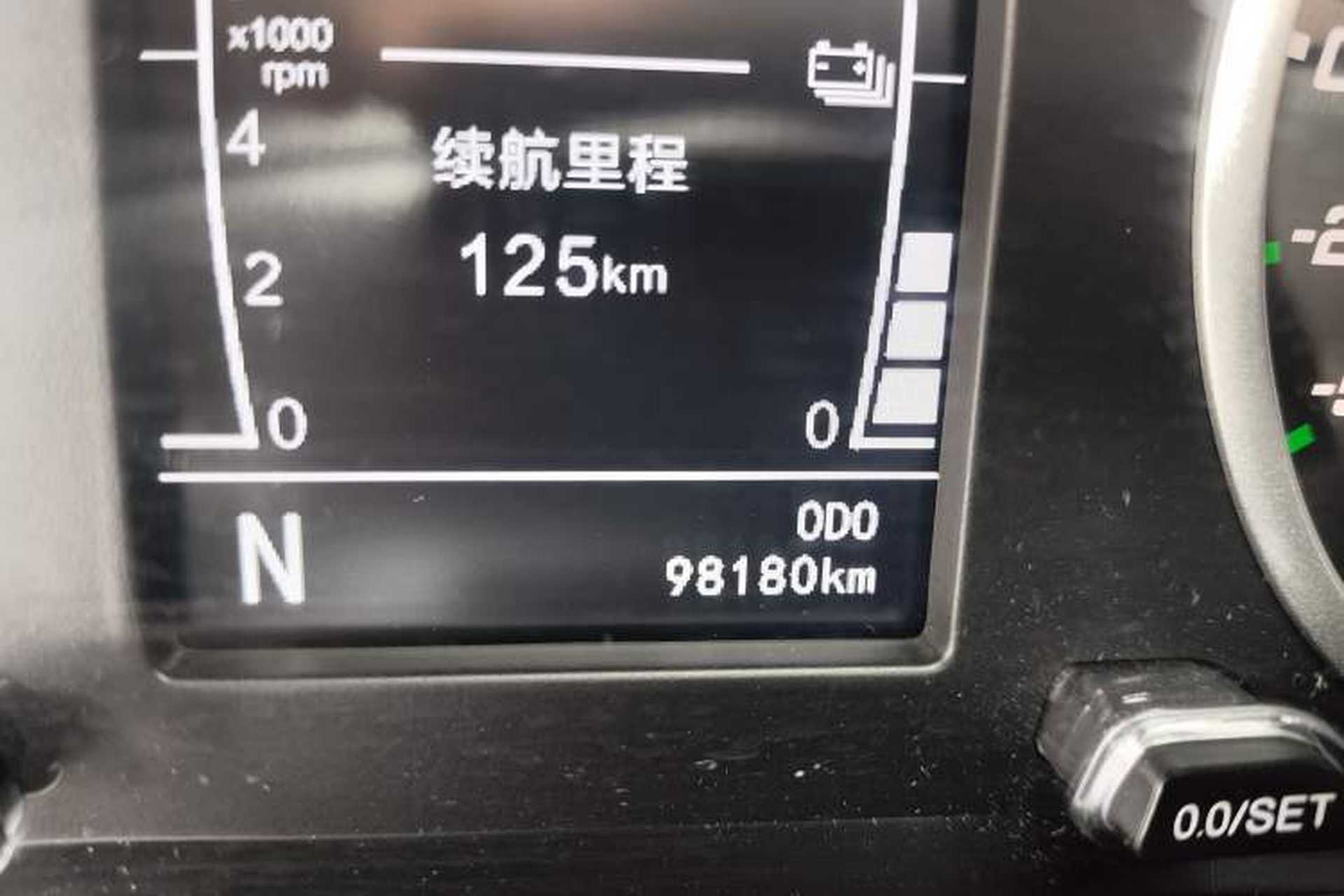 Used Chery New Energy Tiggo e 2019 Enjoyment Edition Odometer Close Up