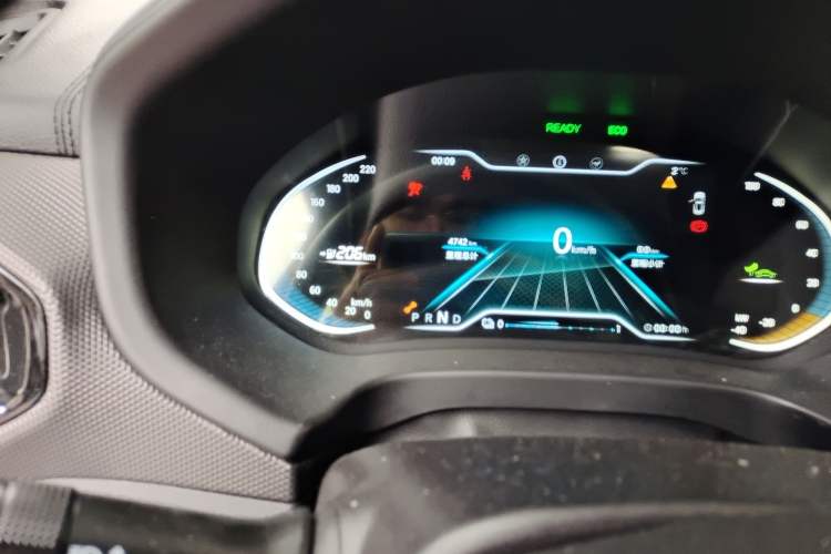 Used Chery New Energy Tiggo e 2019 Luxury Edition Odometer Close Up