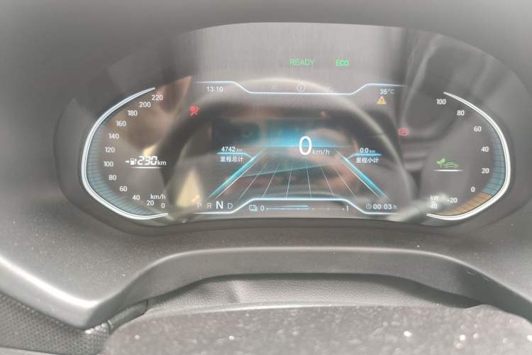 Used Chery New Energy Tiggo e 2019 Luxury Edition Odometer Close Up