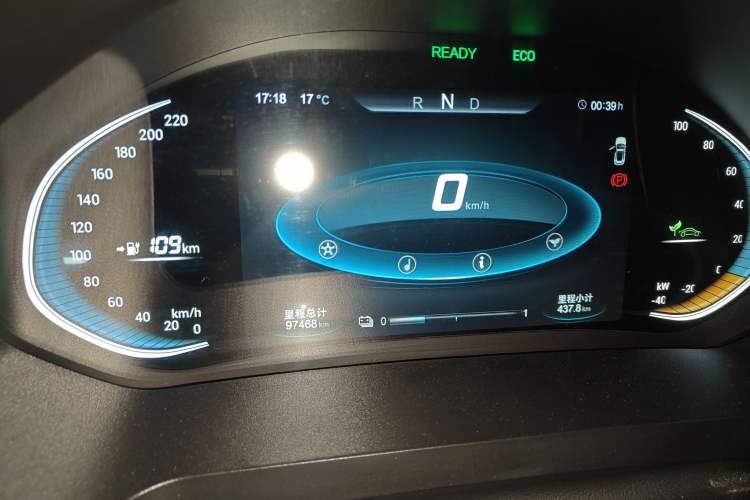 Used Chery New Energy Tiggo e 2021 Tiger Leap Edition 95kW Odometer Close Up