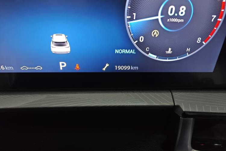 Used Chery OMODA 2022 1.6 TGDI DCT High-Dimensional Version Odometer Close Up