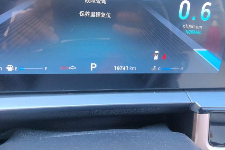 Used Chery OMODA 2022 1.6 TGDI DCT Ultra-Dimensional Edition Odometer Close Up