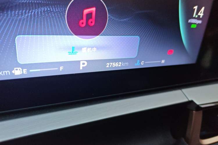Used Chery OMODA 2022 1.5T CVT Yujie Edition Odometer Close Up
