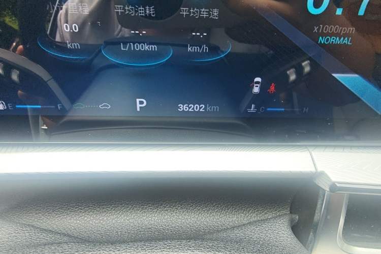 Used Chery OMODA 2022 1.6 TGDI DCT Ultra-Dimensional Edition Odometer Close Up