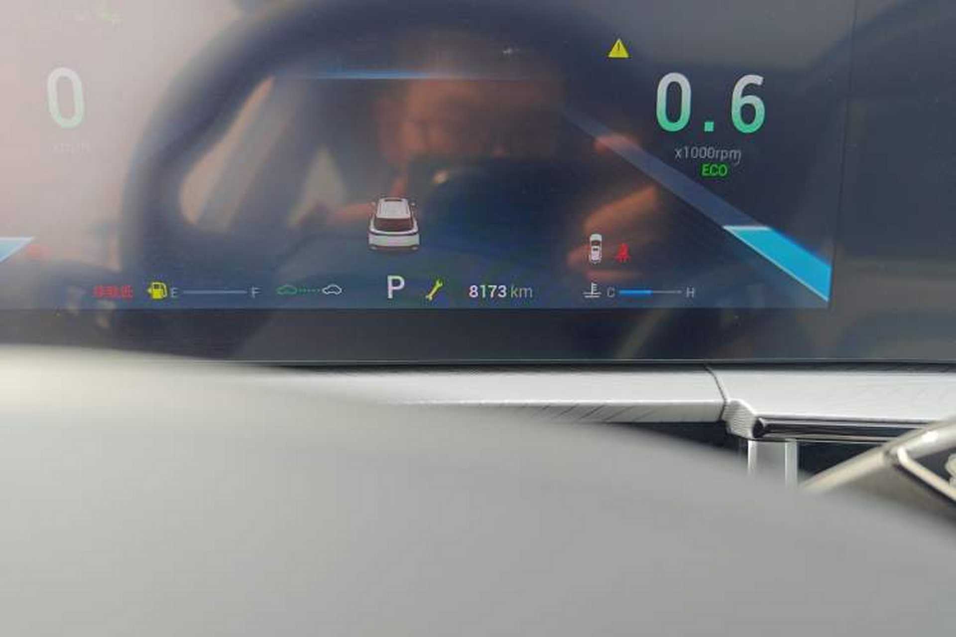 Used Chery OMODA 2022 1.6 TGDI DCT Ultra-Dimensional Edition Odometer Close Up