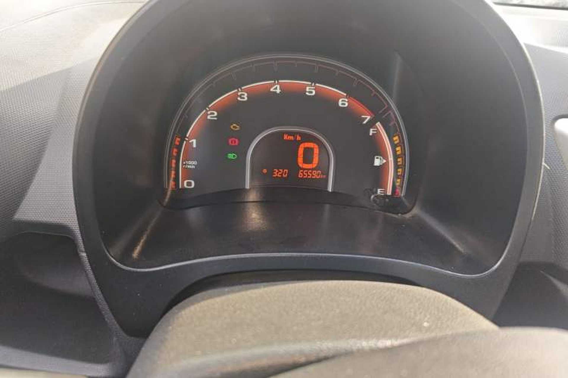 Used Chery QQ 2013 1.0L Manual Active Version Odometer Close Up