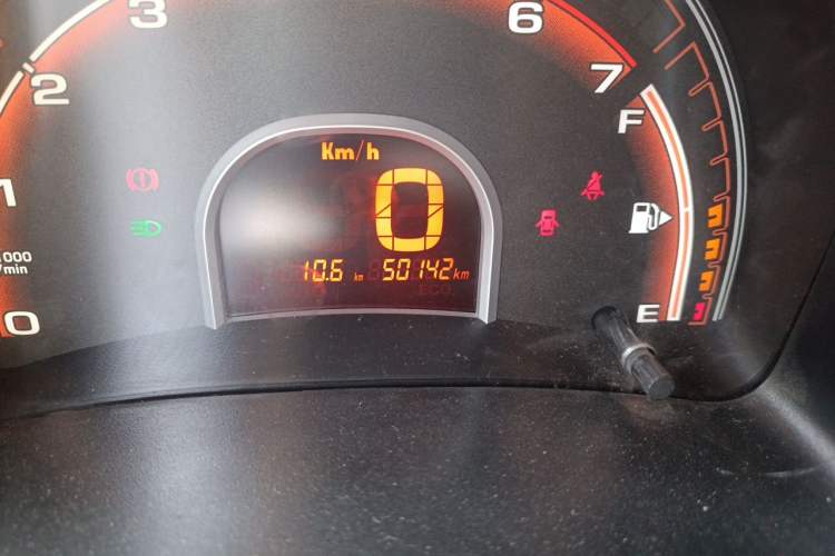 Used Chery QQ 2013 1.0L Manual Happy Edition Odometer Close Up