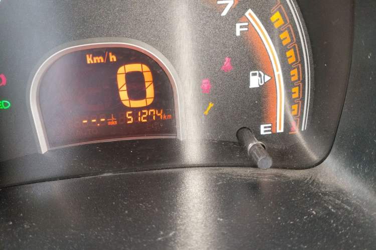 Used Chery QQ 2013 1.0L Manual Happy Edition Odometer Close Up