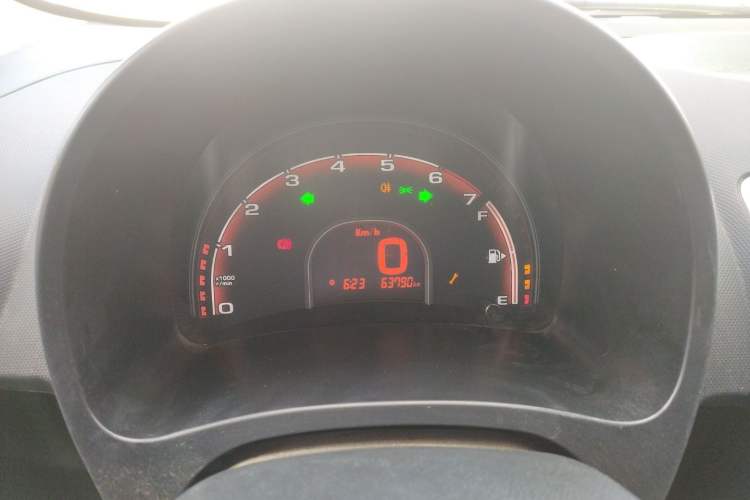 Used Chery QQ 2013 1.0L Manual Active Version Odometer Close Up