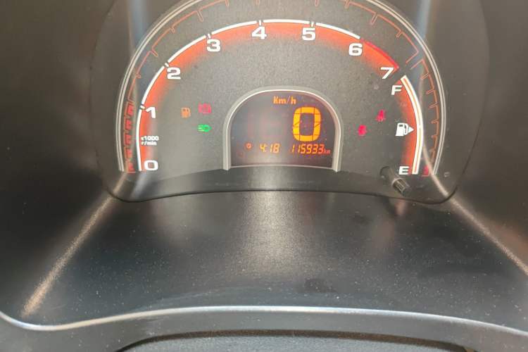 Used Chery QQ 2013 1.0L Manual Happy Edition Odometer Close Up