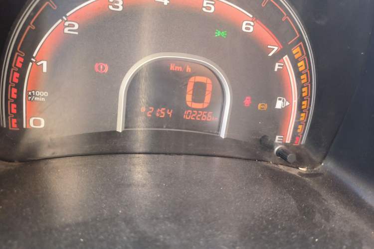 Used Chery QQ 2013 1.0L Manual Happy Edition Odometer Close Up