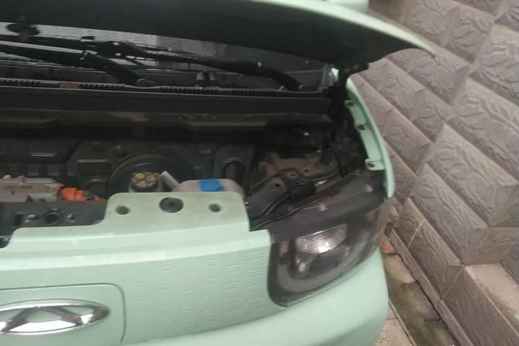 Used Chery QQ Ice Cream 2022 170km Sundae Phosphate Lithium-Ion Engine Bay Left