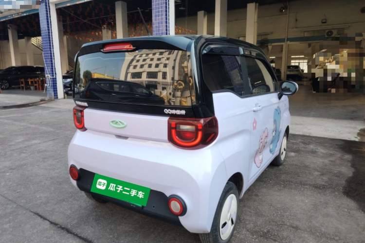 Used Chery QQ Ice Cream 2022 120km Conical Shape Lithium Iron Phosphate Rear Right 45 Deg
