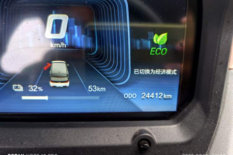 Used Chery QQ Ice Cream 2022 170km Sundae Phosphate Lithium-Ion Odometer Close Up