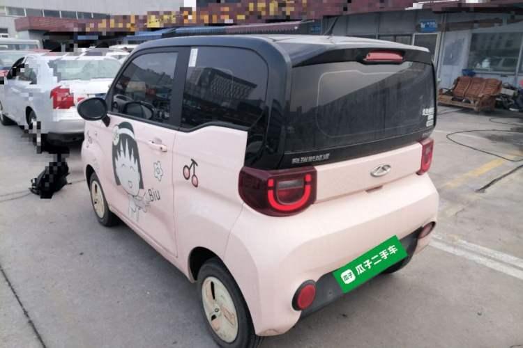 Used Chery QQ Ice Cream 2022 170km Sundae Phosphate Lithium-Ion Rear Left 45 Deg