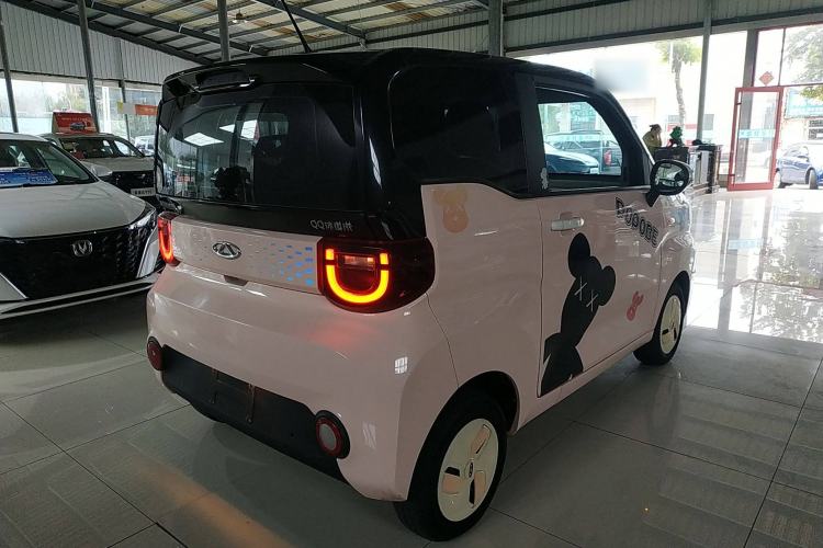 Used Chery QQ Ice Cream 2022 170km Sundae Phosphate Lithium-Ion Rear Right 45 Deg