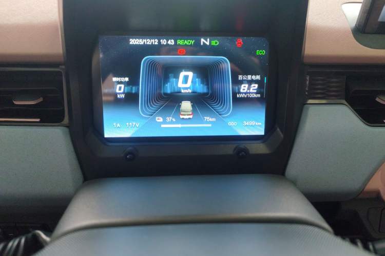 Used Chery QQ Ice Cream 2024 Edition Youth Version 205km Sundae Odometer Close Up