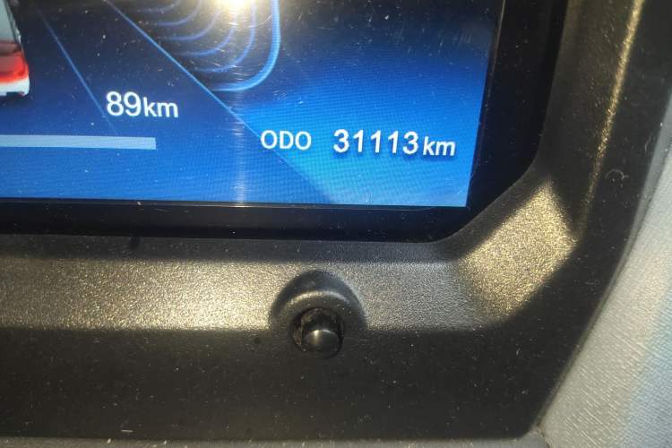 Used Chery QQ Ice Cream 2024 205km Sundae+ Odometer Close Up