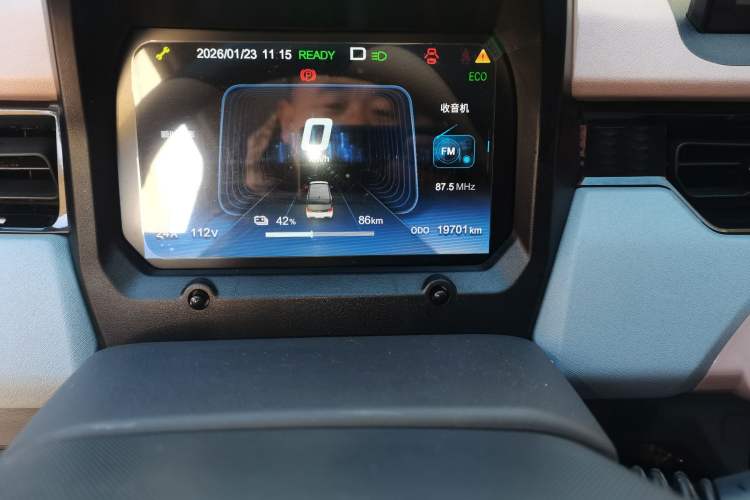 Used Chery QQ Ice Cream 2024 Edition Youth Version 205km Sundae Odometer Close Up