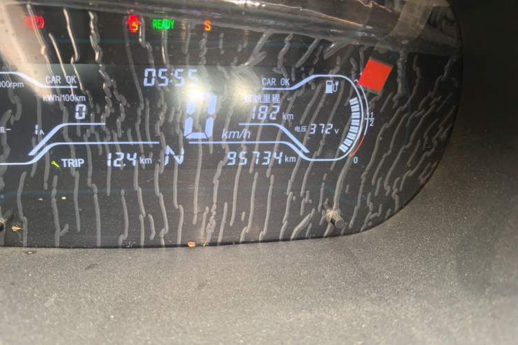 Used Chery QQ Little Ant 2018 300 4-Seater Smart Edition Odometer Close Up