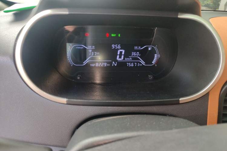 Used Chery QQ Little Ant 2018 400 4-Seater Smart Edition Odometer Close Up