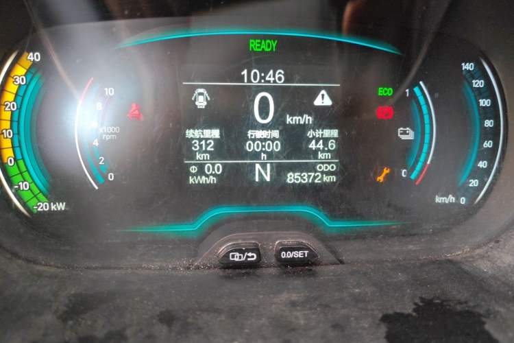 Used Chery QQ Little Ant 2018 400 4-Seater Smart Edition Odometer Close Up