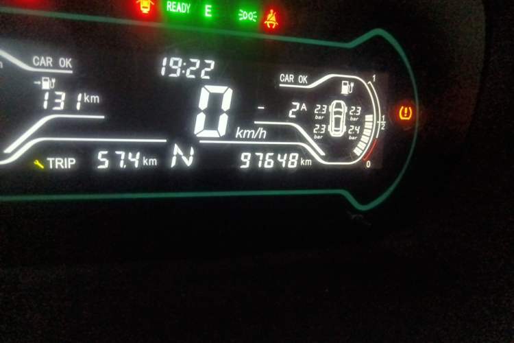 Used Chery QQ Little Ant 2018 400 4-Seater Smart Edition Odometer Close Up