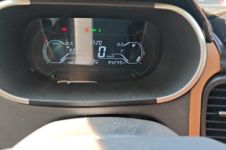 Used Chery QQ Little Ant 2018 400 4-Seater Smart Edition Odometer Close Up