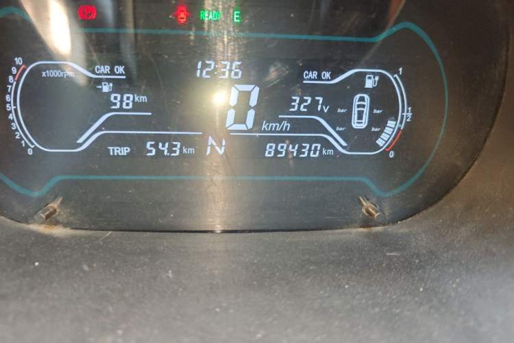 Used Chery QQ Little Ant 2018 400 4-Seater Smart Edition Odometer Close Up
