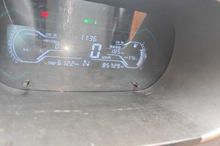 Used Chery QQ Little Ant 2018 300 4-Seater Smart Edition Odometer Close Up