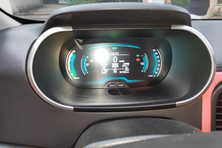 Used Chery QQ Little Ant 2019 4-Seater Smart Edition 30.6 kWh Instrument Cluster