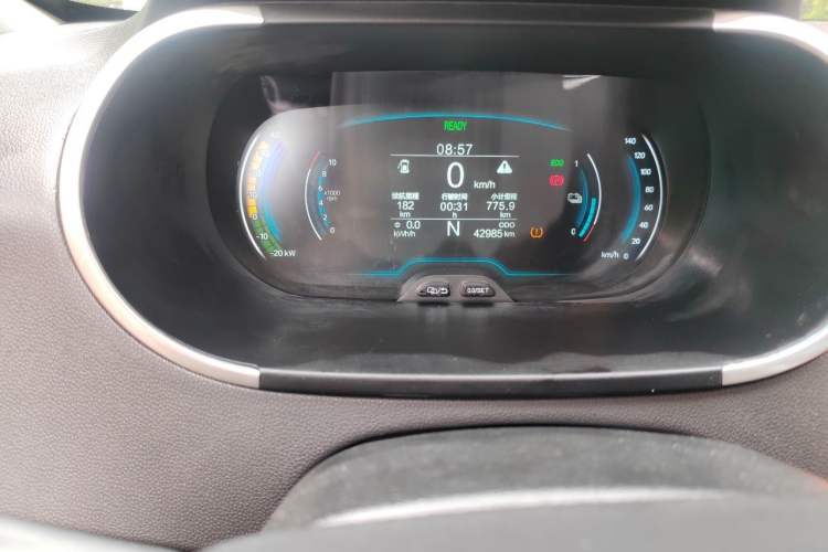 Used Chery QQ Little Ant 2019 4-Seater Smart Edition 35 kWh Odometer Close Up