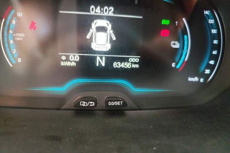 Used Chery QQ Little Ant 2019 4-Seater Smart Edition 35 kWh Odometer Close Up