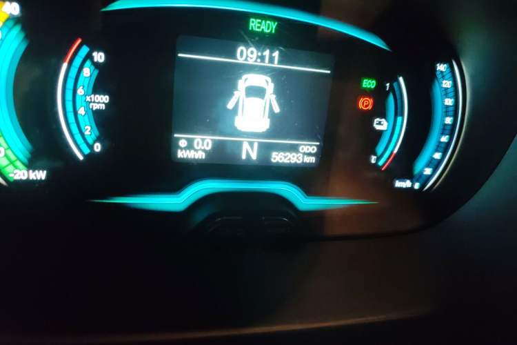 Used Chery QQ Little Ant 2019 4-Seater Smart Edition 30.6 kWh Odometer Close Up