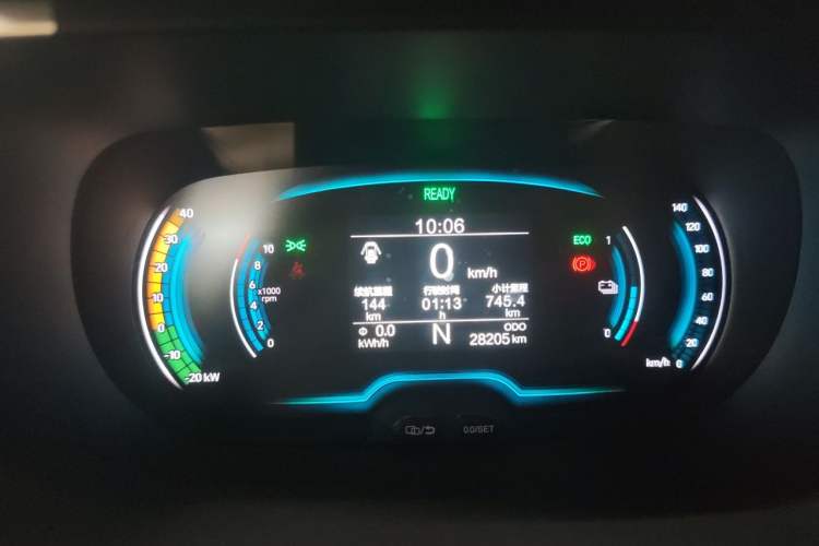 Used Chery QQ Little Ant 2019 4-Seater Smart Luxe Version 30.6 kWh Instrument Cluster