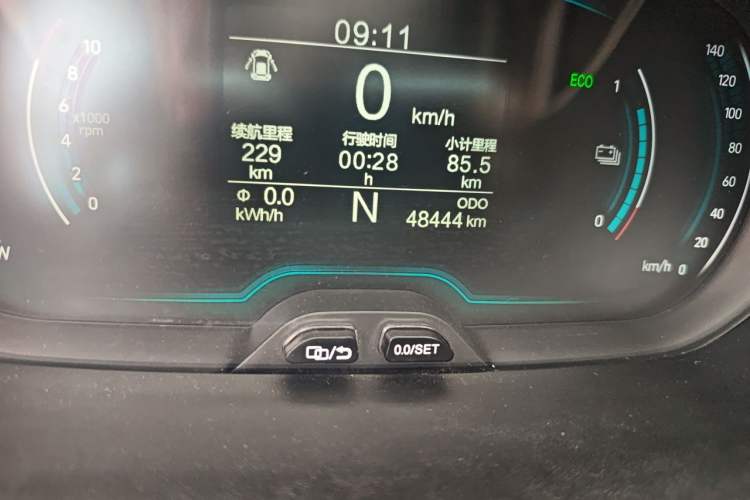 Used Chery QQ Little Ant 2019 4-Seater Smart Edition 30.6 kWh Odometer Close Up