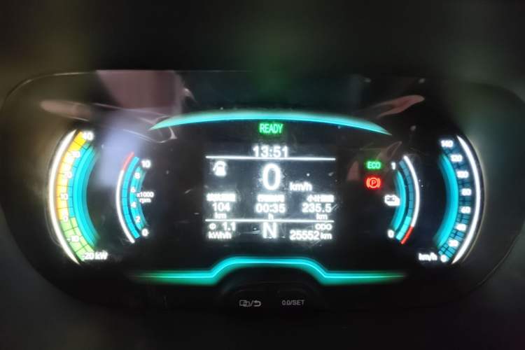 Used Chery QQ Little Ant 2019 4-Seater Smart Edition 35 kWh Instrument Cluster
