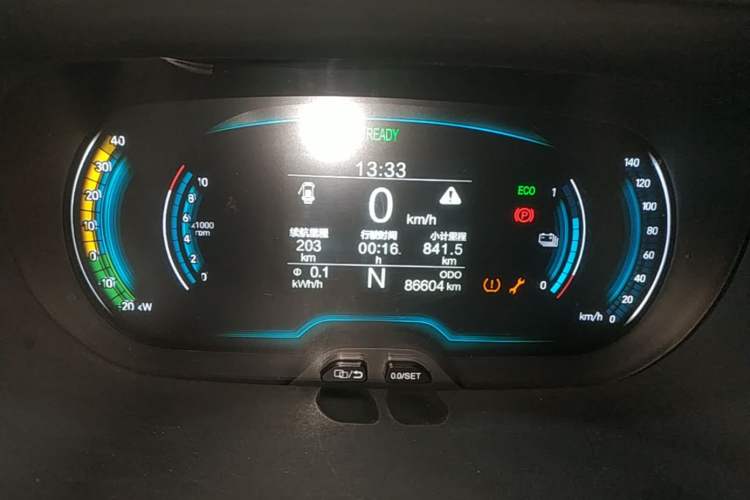 Used Chery QQ Little Ant 2019 4-Seater Smart Luxe Version 30.6 kWh Instrument Cluster