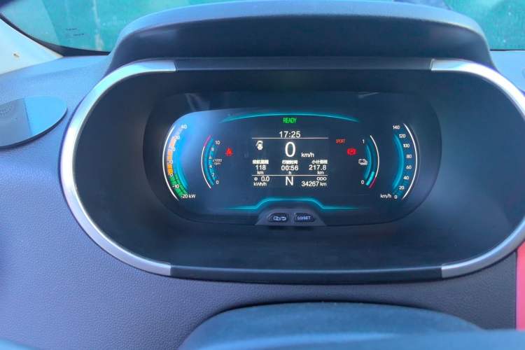 Used Chery QQ Little Ant 2019 4-Seater Smart Edition 30.6 kWh Odometer Close Up