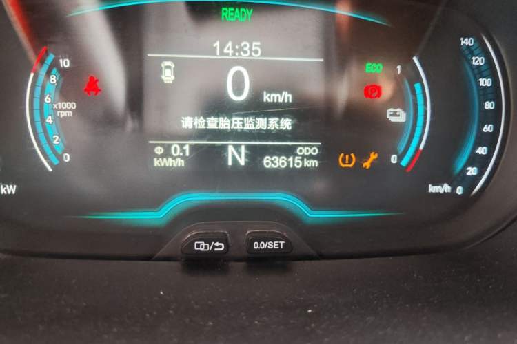 Used Chery QQ Little Ant 2019 4-Seater Smart Edition 35 kWh Odometer Close Up