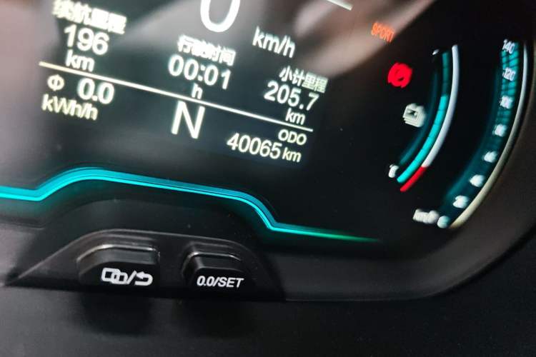 Used Chery QQ Little Ant 2021 150 000 Yuan "Ant Fan" Edition New Ant Cool Version Lithium-Ion Battery Odometer Close Up