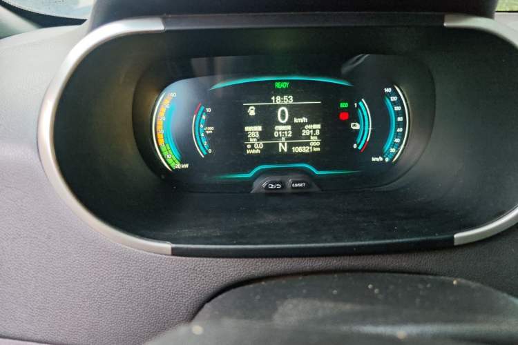 Used Chery QQ Little Ant 2021 150 000 Yuan Ant Fan Edition New Ant Xuan Version Lithium Iron Phosphate Odometer Close Up