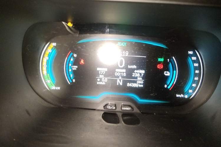 Used Chery QQ Little Ant 2021 200 000-Yuan Ant Fan Edition Talent Version NMC Battery 301 km Instrument Cluster