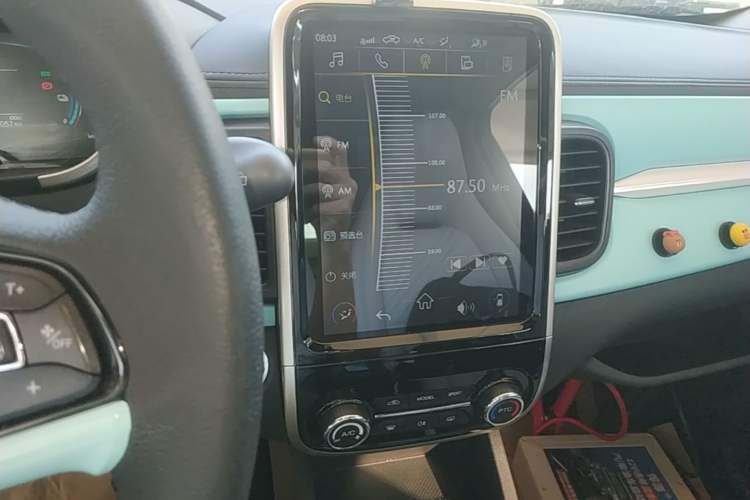 Used Chery QQ Little Ant 2021 150 000 Yuan "Ant Fan" Edition New Ant Cool Version Lithium-Ion Battery Audio And AC Panel